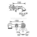 Hot Jual Kuningan Mixer Valve Tub Shower